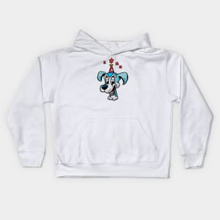 Cartoon dog wizard Kids Hoodie